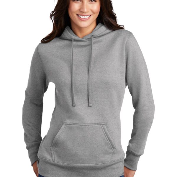 Ladies Core Fleece Pullover Hooded Sweatshirt Thumbnail