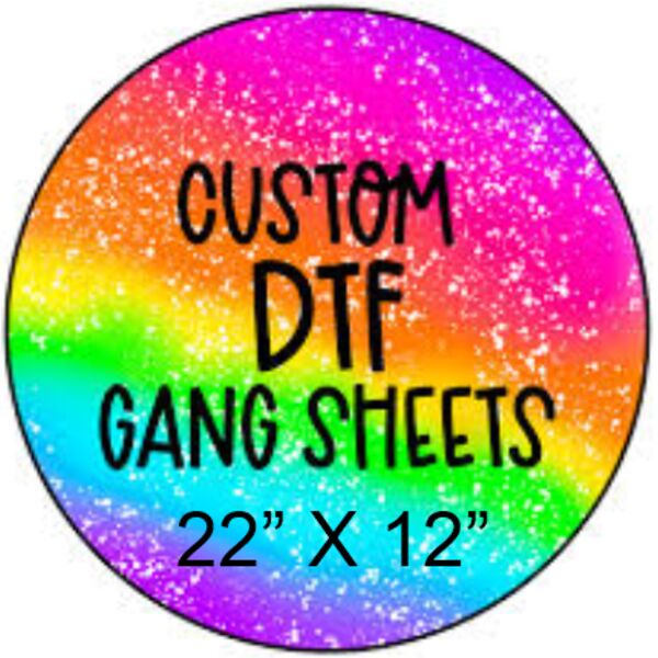 DIRECT TO FILM (DTF) GANG SHEET 22 x 12 Thumbnail